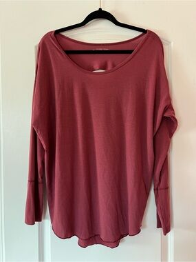 Women's Scoop Neck Top - Rose